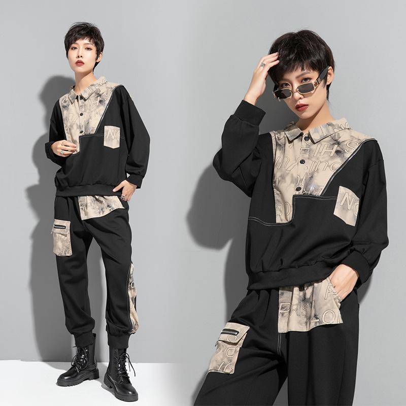 Women Plus Size Spring Shirt Blouse Solid Casual Long Sleeve Buttons Fashion Tops Tees Loose New