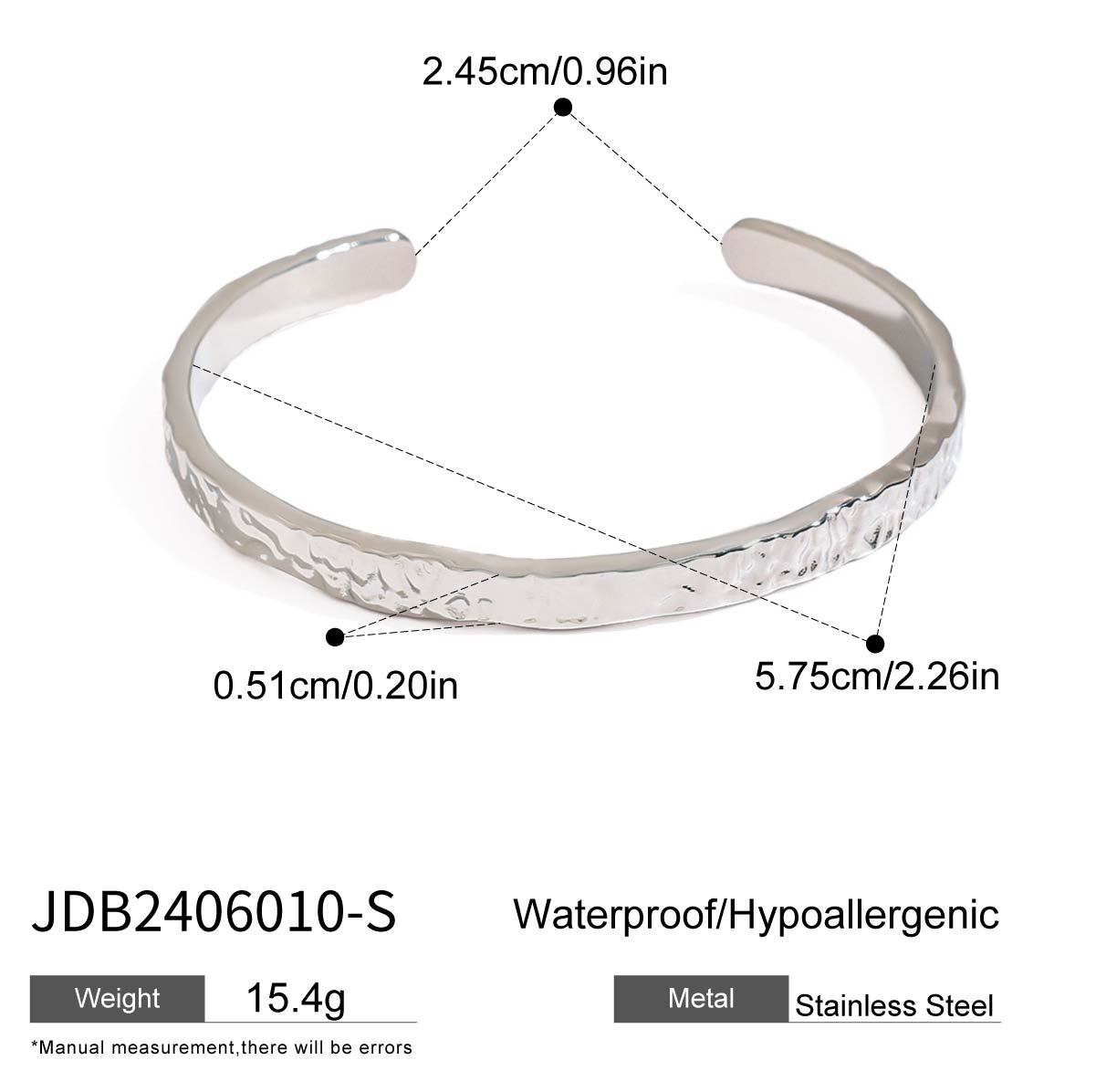

Non Fading High-end Bracelet JDB2406010S