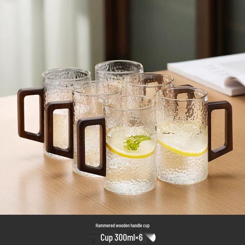 TXRMDX Premium Glass Tea & Drinking Cup Set