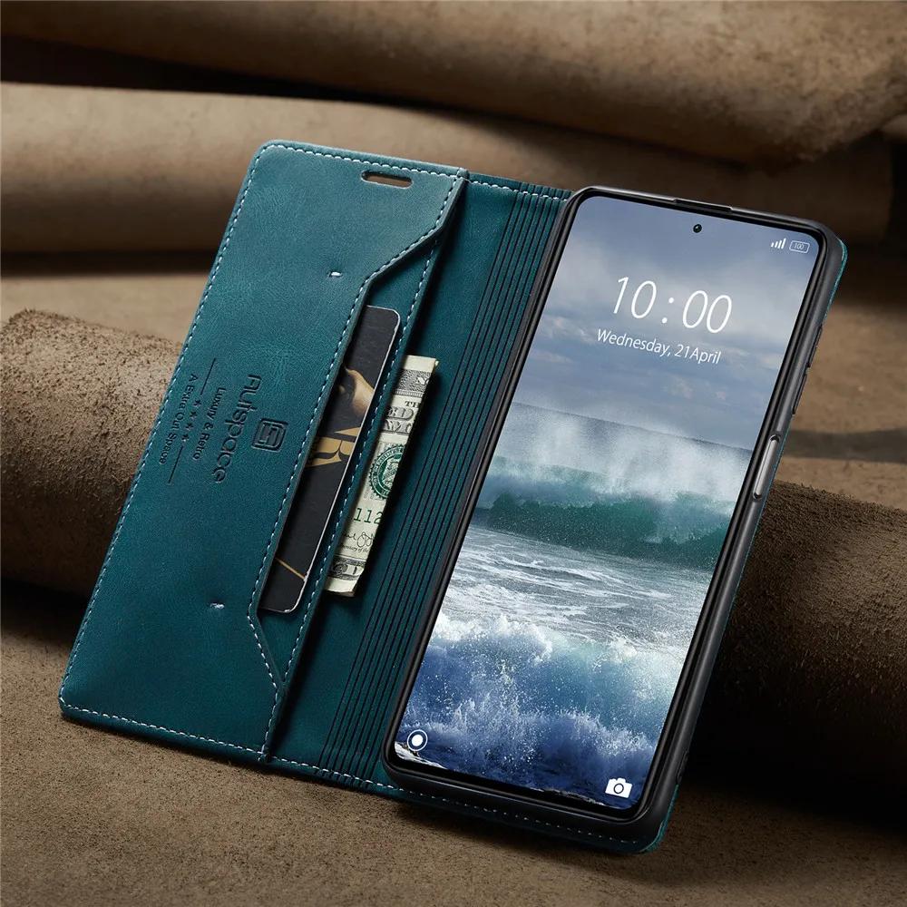 Magnetic Flip Leather Case For Redmi Note 12 11 10 S 8 9 Pro Wallet Cover For Xiaomi 13 12 11 Lite 12T 11T 10T Pro Poco X5