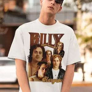 Горячая Распродажа Летняя Футболка Билли Харгроув - Винтажная Кино Футболка Мода Дакр Монтгомери, Футболка для Фильма Ужасов 4XL