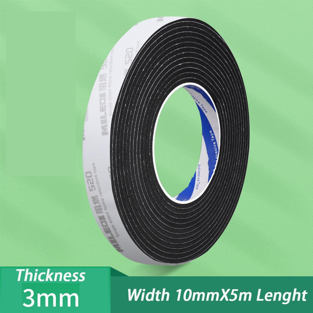 1 Roll EVA Flame-retardant Sponge Tape Fireproof High-density Lithium Battery Shock-absorbing Cotton Foam Single-sided Adhesive