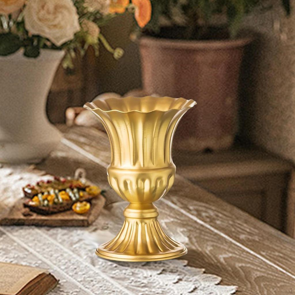 Flower Vase Container Holder Versatile Ornament Elegant Dried Arrangement Plant Pot for Shelf