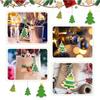 10Pcs DIY Cross Stitch Christmas Hanging Decor Set DIY Needlepoint Cross Stitch Christmas Tree Decor for Chidren