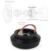Bartoo-Steering Wheel Boss Kit Short Thin HUB Adapter Kit 174H For Ford Mustang 1984-2004 Fox-Body Mustang SN95 Mustang QR043