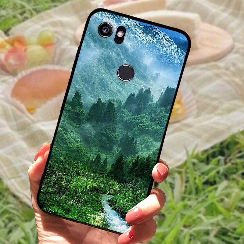 Pro Google Pixel 2 XL Pouzdro Mramorové Nárazuvzdorné Měkký silikon TPU Zadní kryt Pouzdro Pro Google Pixel2 Pixel 2 XL 2X Pouzdra na telefon Roztomilé