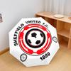 Sheffield United, automatic folding umbrella, portable and foldable design, 8 ribs, a Christmas or birthday gift.