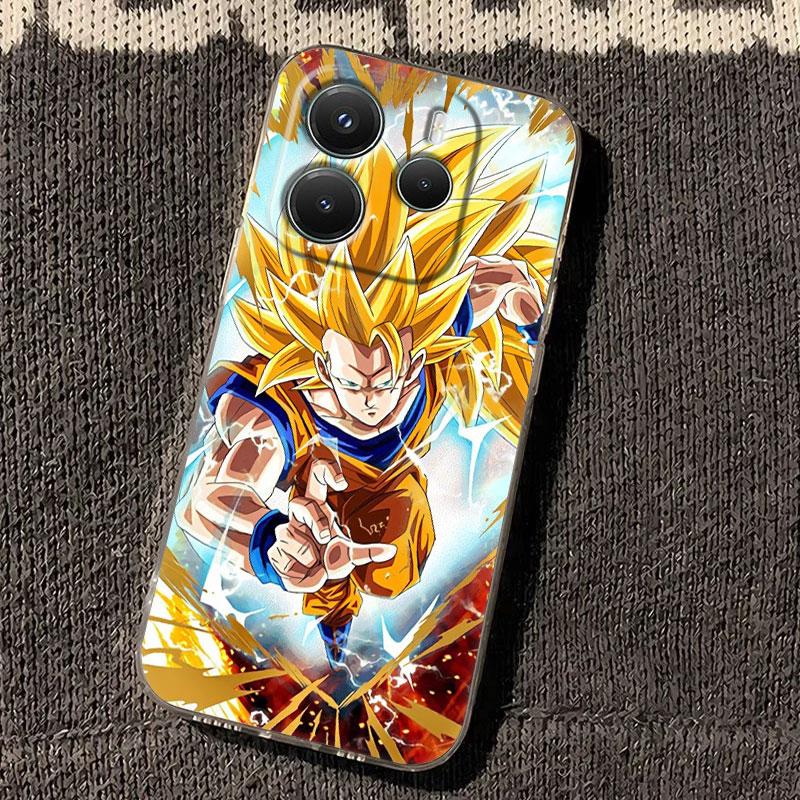 Dragon-Balls Super Goku Anime Case For Xiaomi Redmi Note 15 14 13 12 11 10 Pro Plus 5G Cover For Redmi 15C 15 14C 13C Phone Case