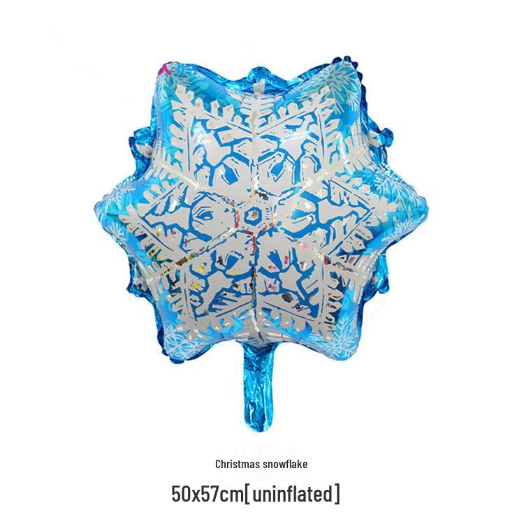 Christmas Decor Set: Snowman, Santa, Snowflake & Tree Balloons