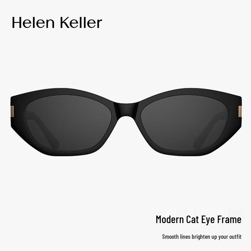 Helen Keller Unisex Polarized Cat-Eye Sunglasses