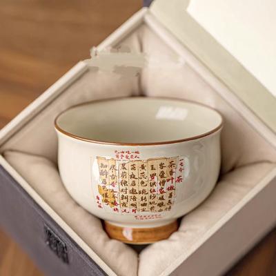 Pinyun Tasse Tee Poesie Fragmente Meister Einzelne Tasse Keramik Haushalt Kleine Teetasse Teeset Kung Fu Teetasse Teetasse Druck