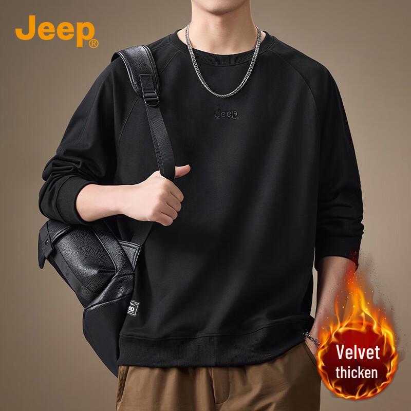 

Jeep Мужской свитшот с круглым вырезом и длинными рукавами 2XL