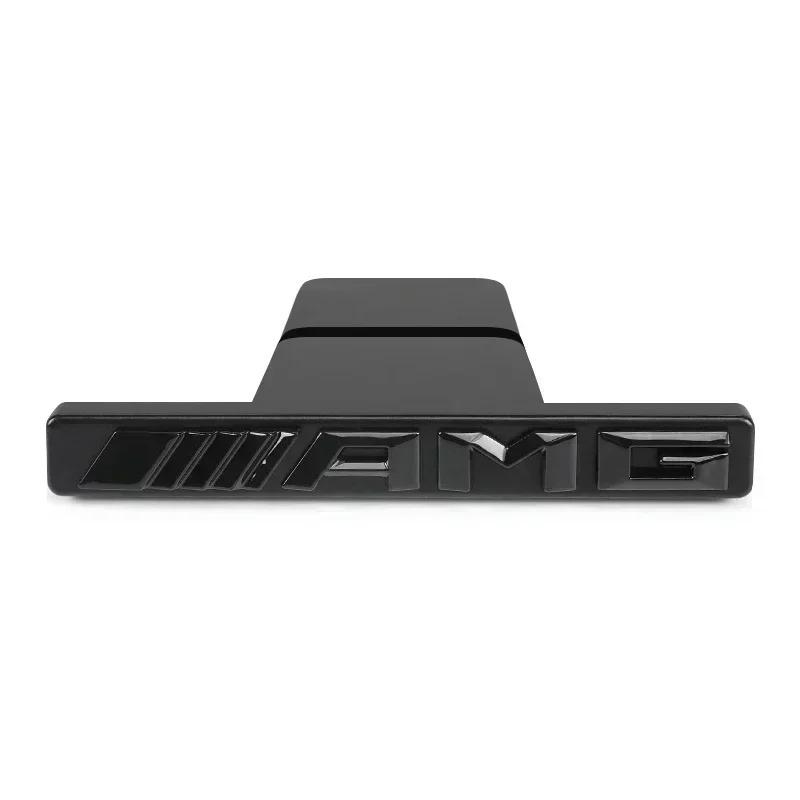 1pcs 3d AMG Logo Emblem Car Front Grille Badge Car Styling For Mercedes Benz W124 W168 W169 W176 W177 W202 W203 W204 W205 W210 SW6