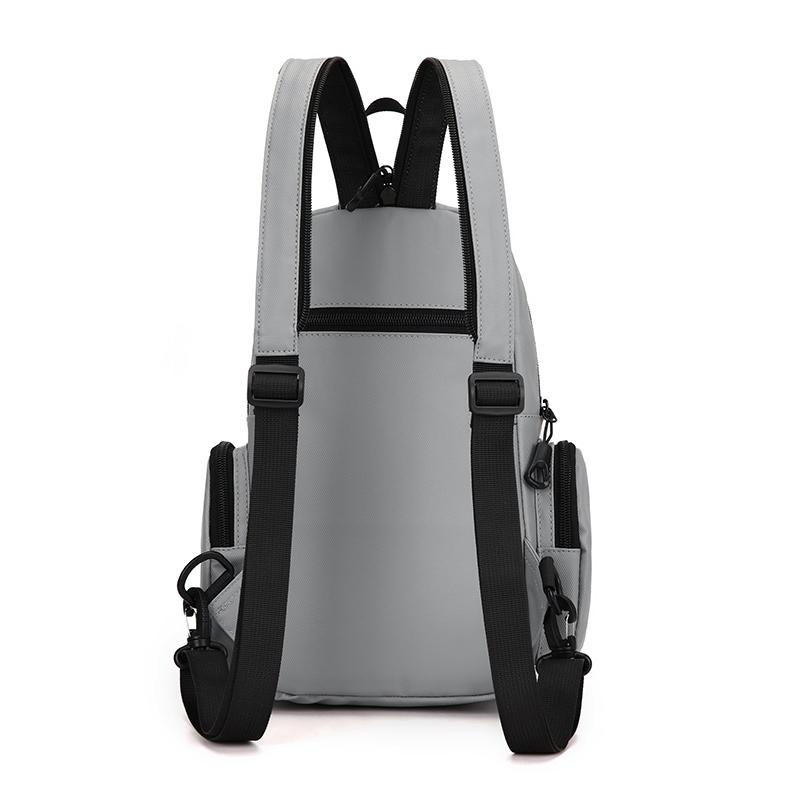 Men's Backpack and Chest Bag 2 In 1 Fashion Small Black Shoulder School Bag for Man Designer Waterproof Sports Travel Bag