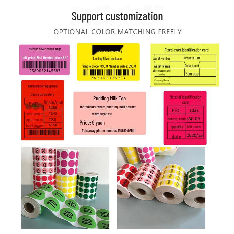 Preisschildaufkleber für Studenten, Briefpapier, für Büro und Convenience Store