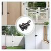 New Aluminium Alloy Door Latch Sprung Attic Loft Ceiling Hatch Lock Catch Tool Home Daily DIY Handmade Decorations Accessories