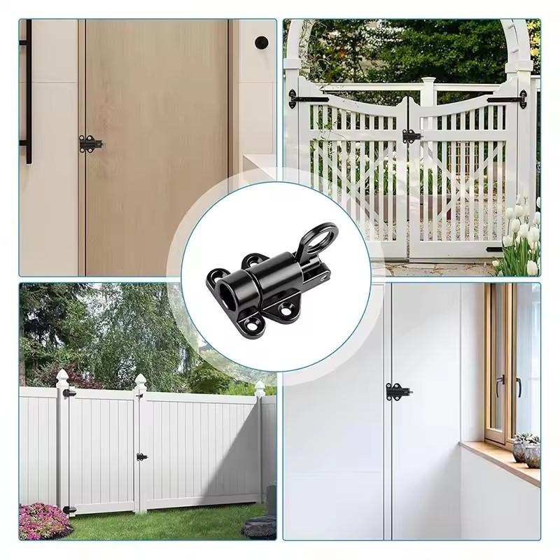 New Aluminium Alloy Door Latch Sprung Attic Loft Ceiling Hatch Lock Catch Tool Home Daily DIY Handmade Decorations Accessories