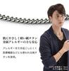 Phiten Titanium Chain Bracelet, Medium, 17cm, Made with Pure Titanium, Silver, Accessory, Curb Chain, Length 17-21cm, Men's and Women's