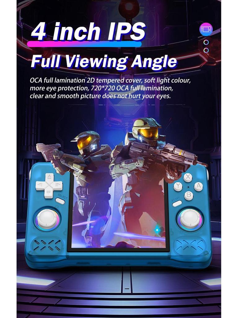 XF40H 4-inch Handheld Console with WIFI for Online Battles, PSP and GBA Compatible