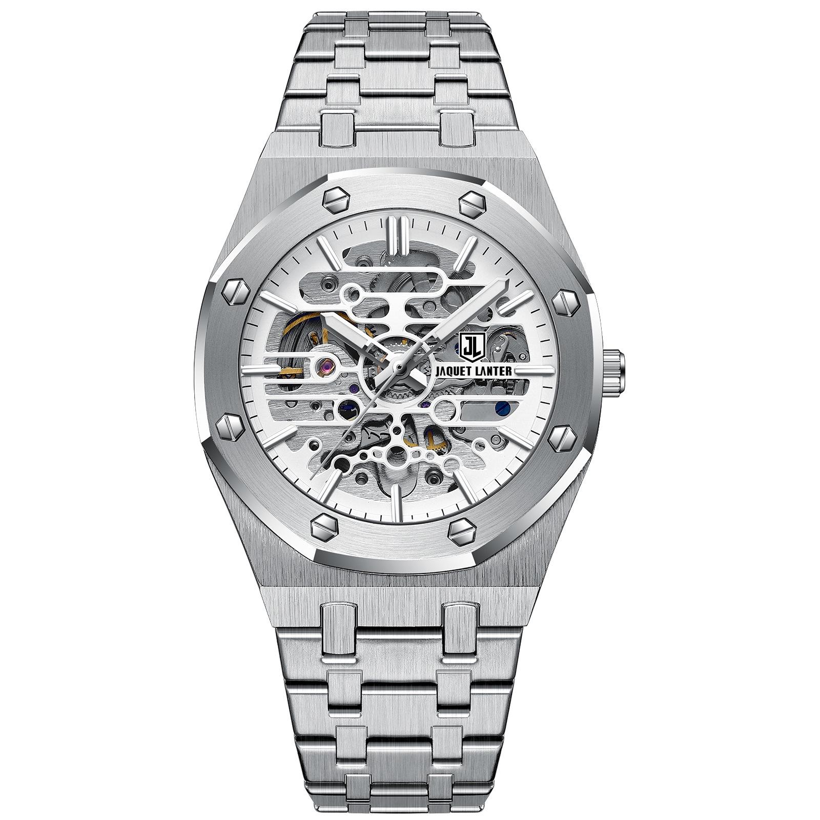 

Мужские механические часы Yakrant Jaquet высокого класса с водозащитой - Дизайн с полым циферблатом