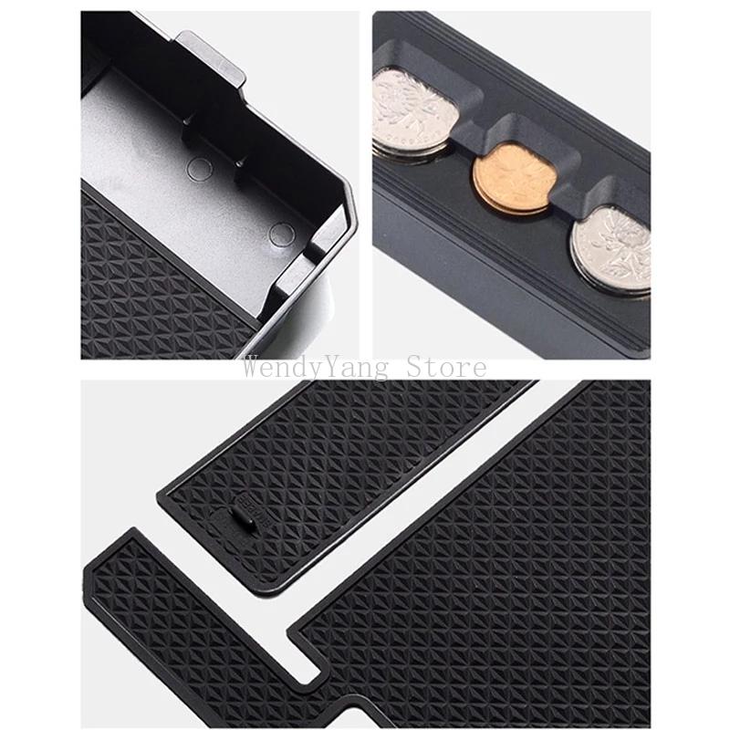 For Toyota Land Cruiser Prado J150 2010~2022 Car Central Armrest Storage Box Center Console Flocking Organizer Auto Accessories