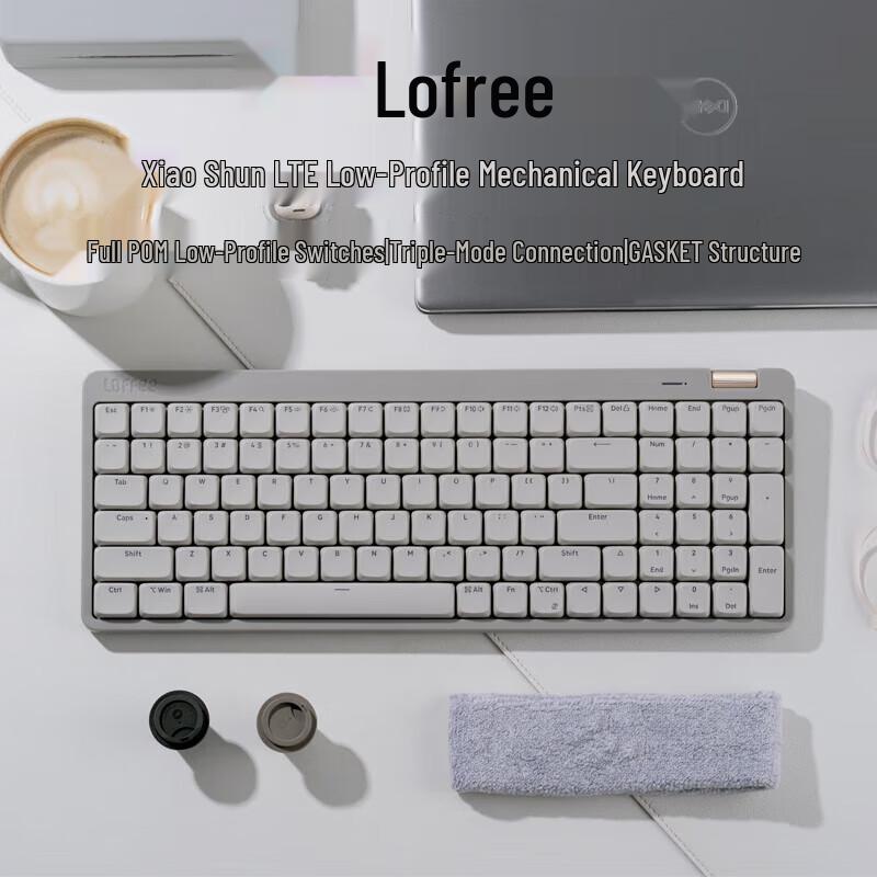 

LOFREE Xiao Shun Youth Edition 100-Key Tri-mode Gasket Mechanical Keyboard