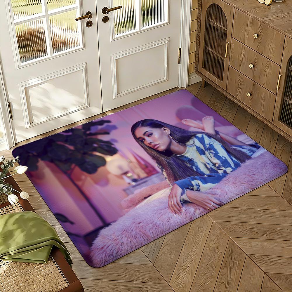 Singer Madison Beer Floor Mat Soft Thickened Absorbent Non-Slip Bedroom Living Room Door Mat Home Decor Flannel Rugs