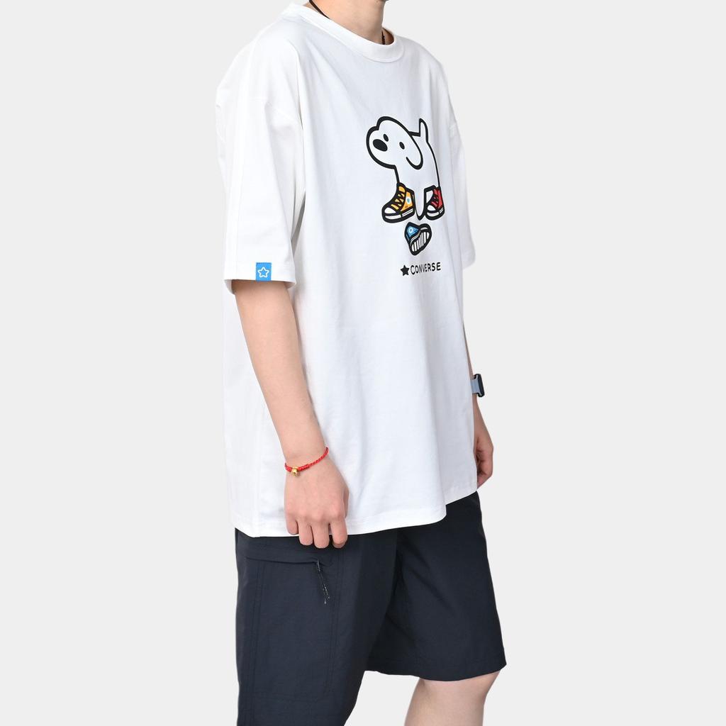 Converse T Shirts Unisex White Crew Neck UCK177-W70