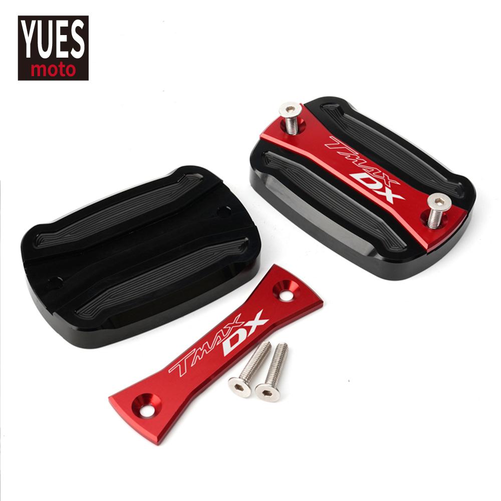 Motorcycle Accessories High Quality CNC Brake Fluid Reservoir Cap Cover For Yamaha TMAX530 DX T-MAX 530