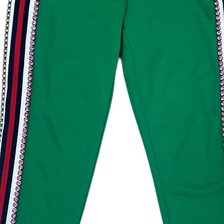Gucci Leggings Women's Green Moderate 489728-X9F93-3318