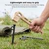 PE Camping Hammer with Stake Puller Hole Tent Stakes Hammer Anti-slip Lightweight for Camping Stakes Tent Pegs Garden