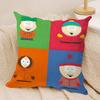 Anime SSouths PPark Cushion Cover Soft Plush Fabric DoubleSided Printed Cushion Covers for All Seasons Modern HomeDecor Gift
