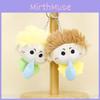 Adorable Porte-clés Peluche Poupée Marron Nez qui coule Aimable Coton PP Peluche Courte