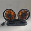 5V 12V 24V Auto Ventilator Kühlung Doppelkopf USB Auto Kühler Luftventilator Verwendet für Tägliche Auto Teile Wartung