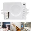 5.8GHz Smart Microwave Radar Sensor Light Switch Adjustable Knob Indoor Stairway Body Motion Detector