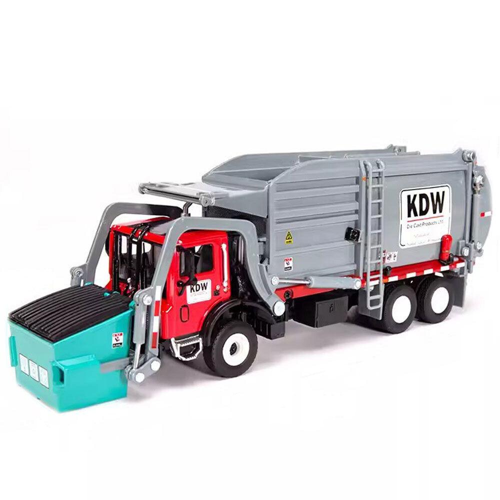 1/24 Scale Alloy Transporter Garbage Vehicle Truck Diecast Car Model Toys Gift