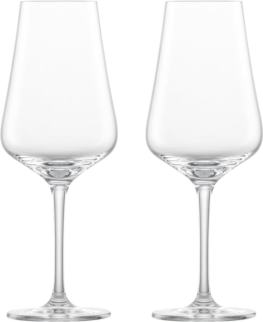 Zwiesel Glass (ZWIESEL GLAS) Break-Resistant Bouquet Wine Glasses, Suitable for Red and White Wines, Pair of 2, Machine-Made (m123739)