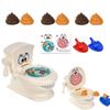 Funny Toilet Toys Catapult Poop Trick Toilet Prop Relaxation Poop Toy For Children, Adults Desktop PK Games Toys Fun Interactive