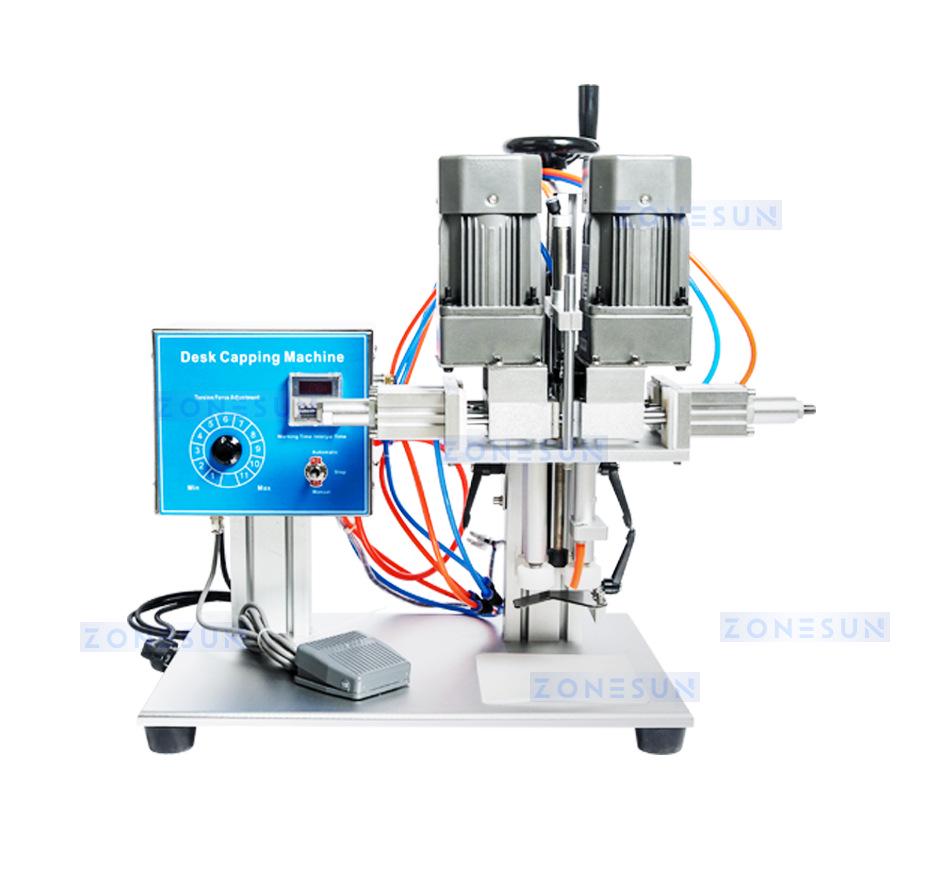 ZONESUN Pneumatic Semi-Auto Capping Machine ZS-XG6100