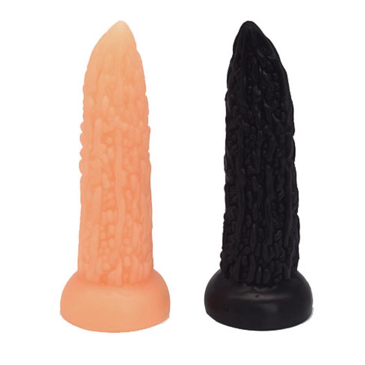 Big Silicone Simulate Dildos with Momordica Skin Surface Anal Plugs Masturbation Sex Toys for Women