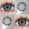 EYESHARE 1 Pair Natural Brown Contact Lenses for Eyes Gray Pupils 14.5mm Big Beauty Eyes Soft Lens Cosmetics