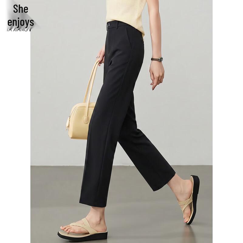 Women s Straight-Leg Suit Pants S