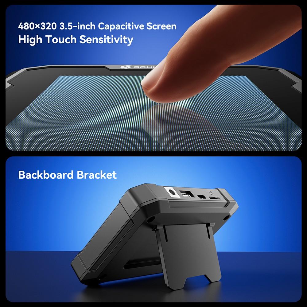 SCULPFUN TS1 3,5palcový dotykový displej, 480x320P, WiFi připojení, s porty pro SD kartu/ Type-C/ USB/ napájení