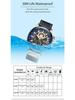 Curren 8380 Men's Waterproof Multifunction Sports Quartz Watch with Leather Strap and Calendar.