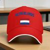 Nederlandse Vlag Baseballpet Kpop Rock Zon Hip Hop Hoeden Dames Unisex yk Grappige Custom DIY Baseballpetten