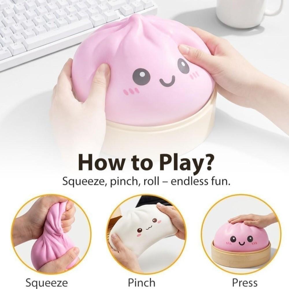 Glitter Dumplings Blind Box Squeeze Toy Stress Relief Sensory Ball Relaxation Tool