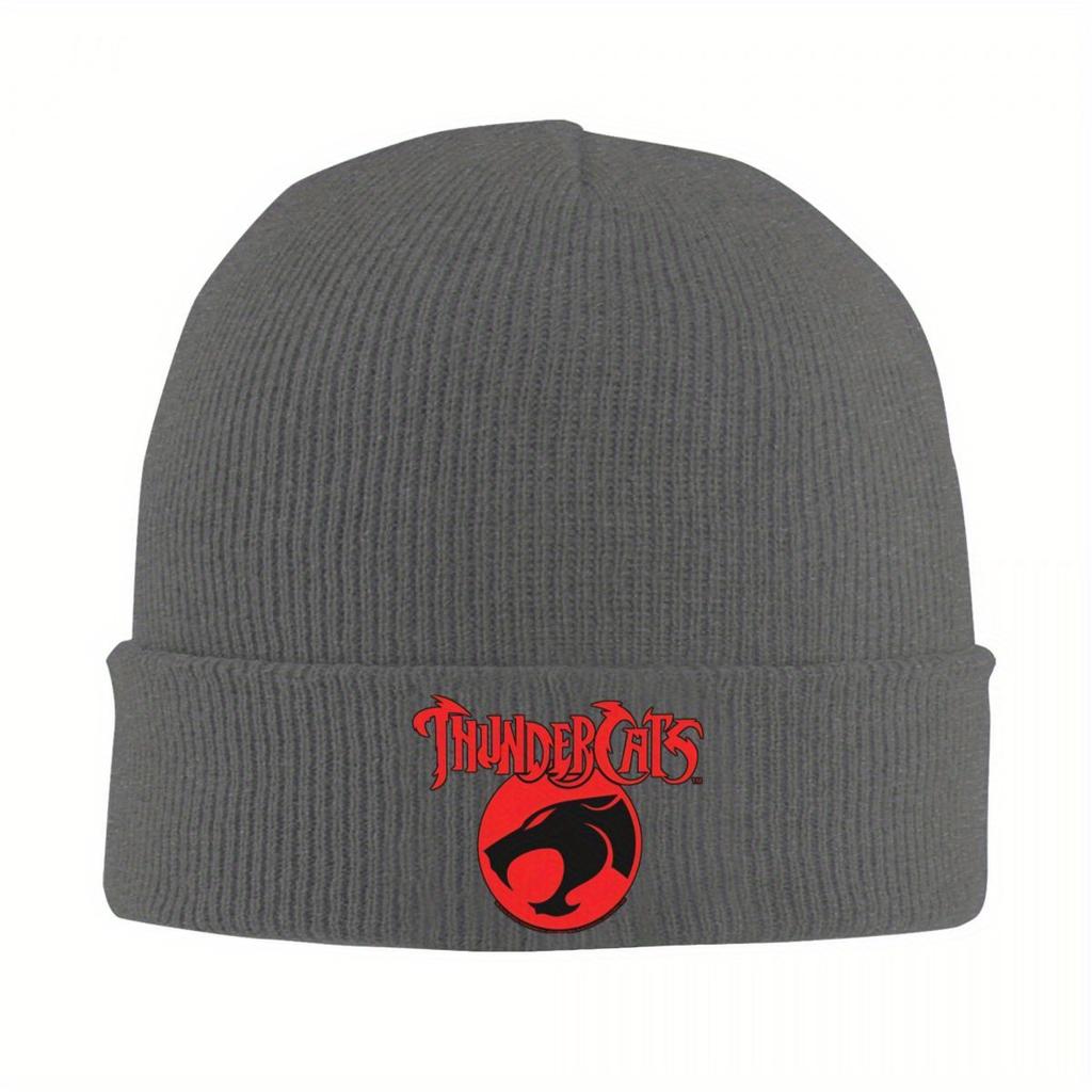 Thundercats Beanie Hats Knit Hat Kpop Warm Adult Unisex Caps Autumn Winter Graphic Street Y2K Bonnet Hats Gift