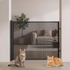 Retractable Dog Gate Adjustable Pet Barrier Mesh with Hooks