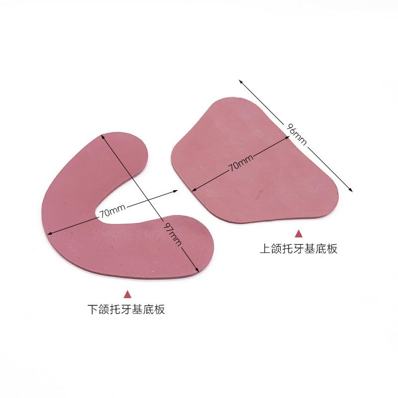 Nigf 12Pcs Dental Base Plate For Dental Specimens High Quality Dental Technician Equipment Consumables