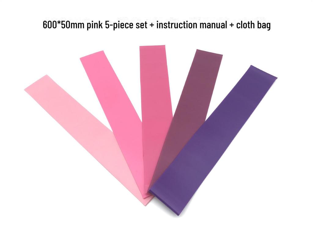 Silicone Yoga and Fitness Resistance Band for Squats and Rehabilitation.